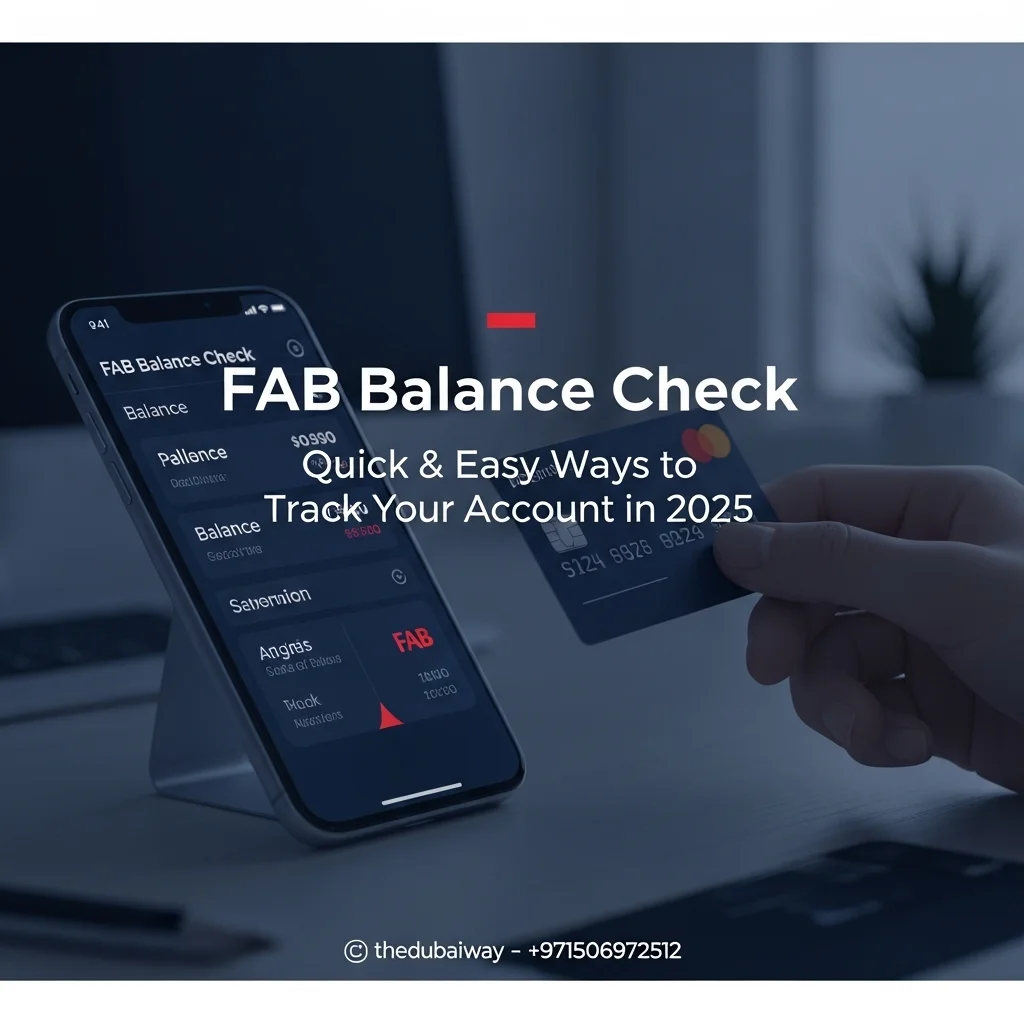 FAB bank balance check
