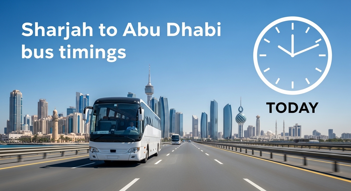 SRTA intercity bus Route 117 operating between Sharjah Al Jubail and Abu Dhabi Central Bus Station